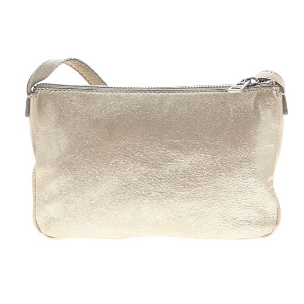 Fossil Dawson Leather Crossbody Handbag in a Metallic Shimmer Finish - Picture 2 of 8